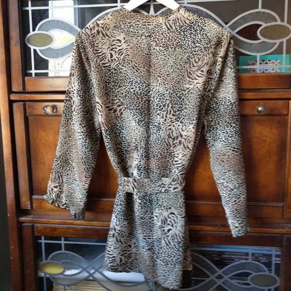 Stunning Animal Print Vintage Lise Watier Ensemble 3 Pieces - Picture 11 of 13